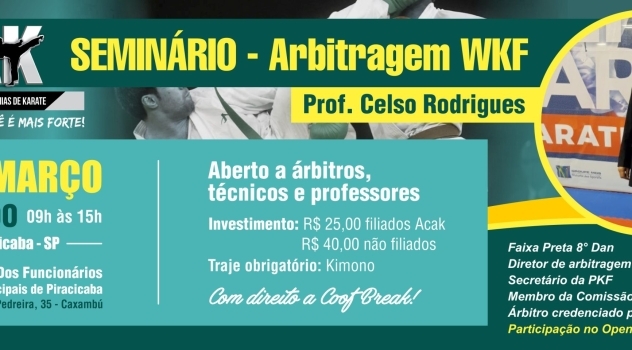 Seminário Especial – Arbitragem WKF – 2018